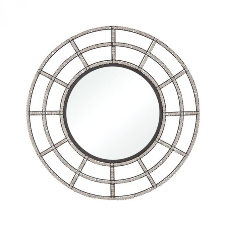 Elk Home Riverrun Mirror in Whitewashed Wood and Oil Rubbed Bronze 351-10777